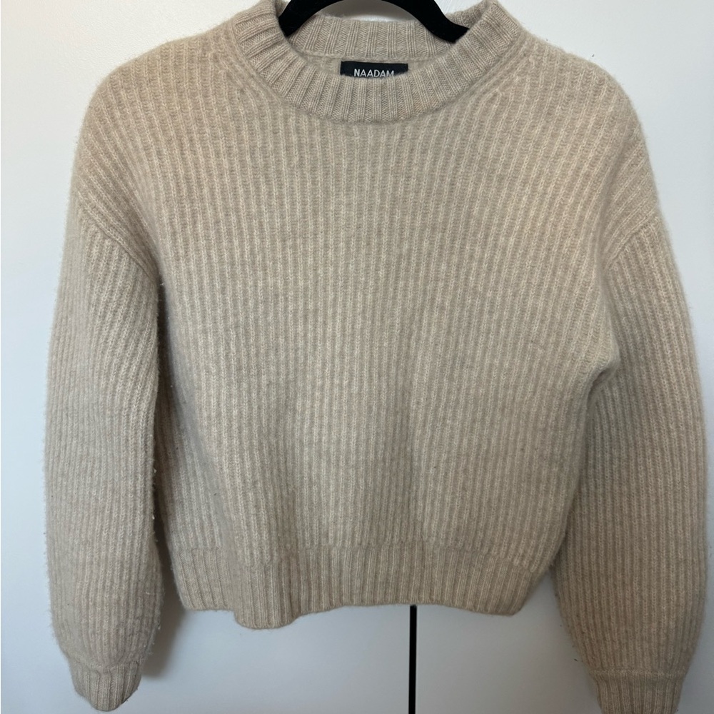 NAADAM 100% Cashmere Oatmeal Sweater